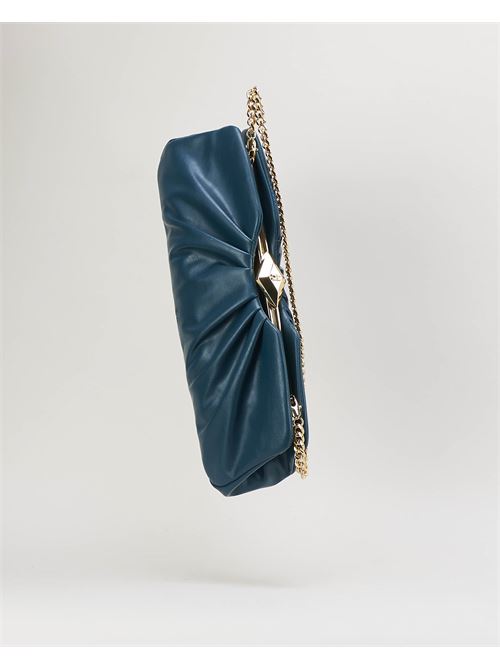 Puffy clutch with logoed knob Elisabetta Franchi ELISABETTA FRANCHI | Bag | BS49A37E2804